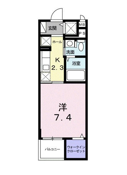 エース輝の間取り