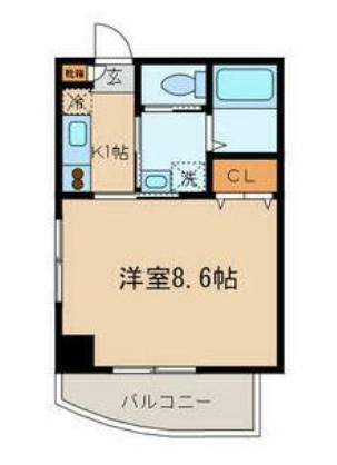 藤月マンションの間取り|間取りです。
