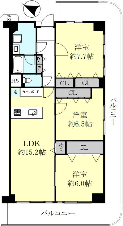 マンハイム加古川の間取り