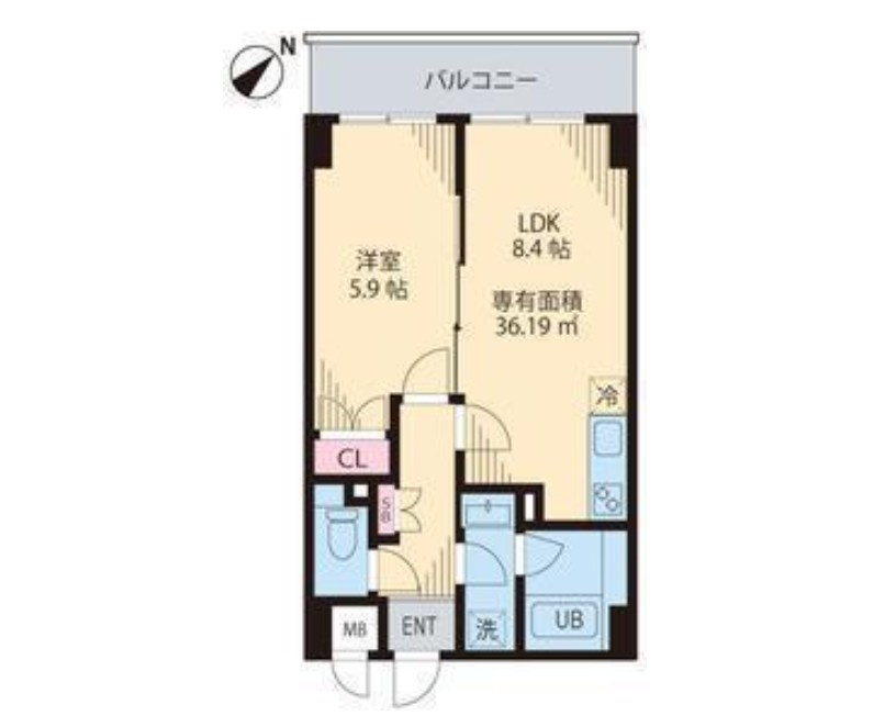 アファンガーデンの間取り