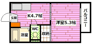 セフィラ中島の間取り