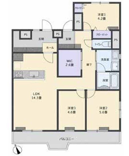 【間取り】 | 四谷坂町永谷マンション