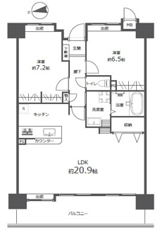 【間取り】 | Ｊｃｉｔｙ宇品御幸