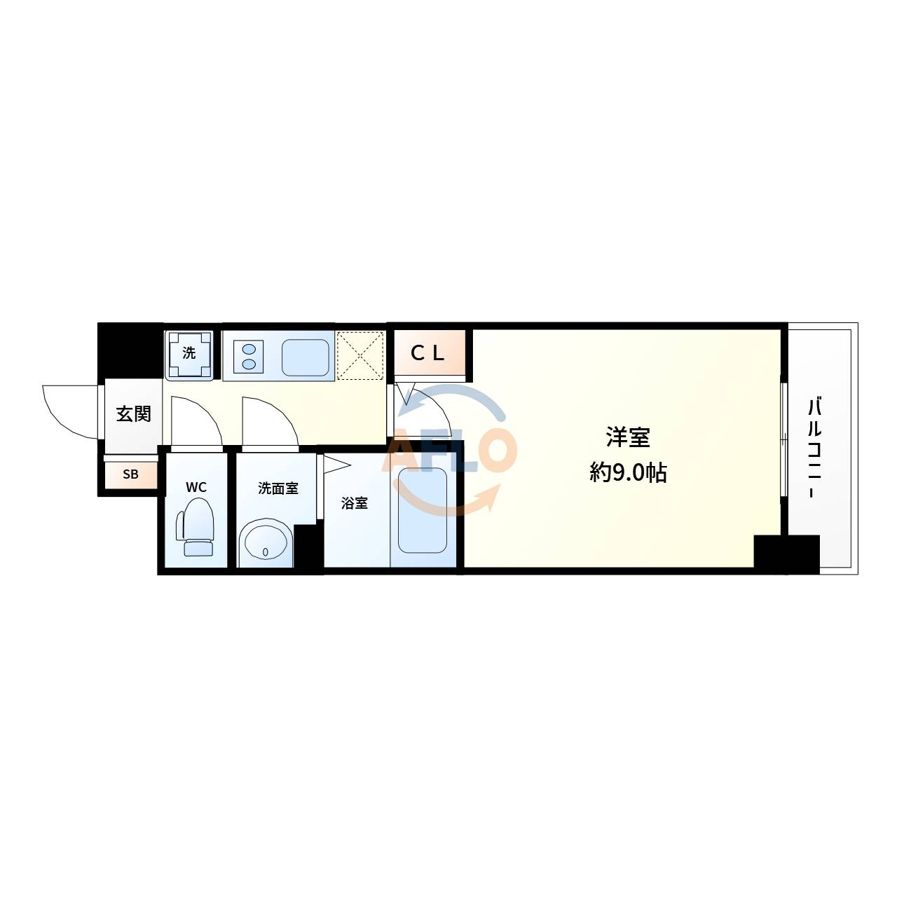 フェニックス新大阪の間取り|PHOENIX新大阪　間取り