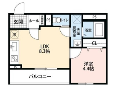 リーブルファイン西浦和　1号棟の間取り