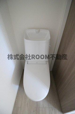 アンジュテンハイツのトイレ|ゆったりとした空間のトイレです