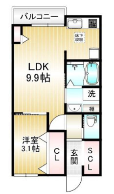 ルピナス深井東町の間取り