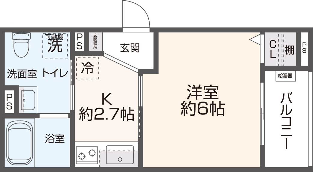 東大阪市大蓮北４丁目のハイツ