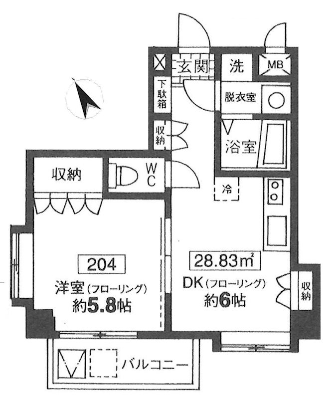グロントホームの間取り