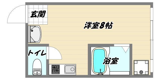 大阪市東淀川区淡路２丁目の賃貸マンションの間取り