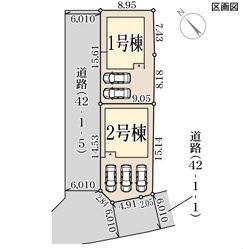 リーブルガーデン姫路市仁豊野8期の区画図