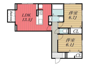 【間取り】 | コンフォール古市場　ANNEX