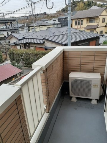 陽当たり良好なバルコニーです