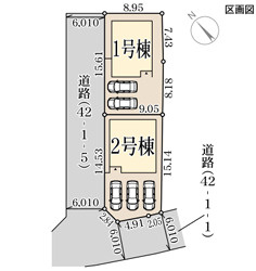 リーブルガーデン姫路市仁豊野8期の区画図