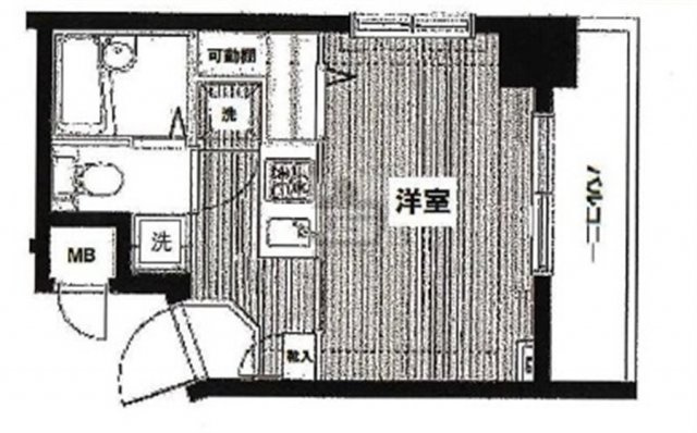 トーシンフェニックス八丁堀の間取り