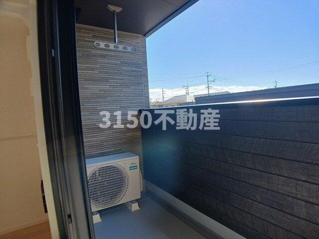 リーフⅡのバルコニー|バルコニーがあります
