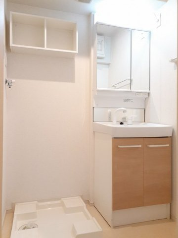 忙しい朝には欠かせない洗面所です