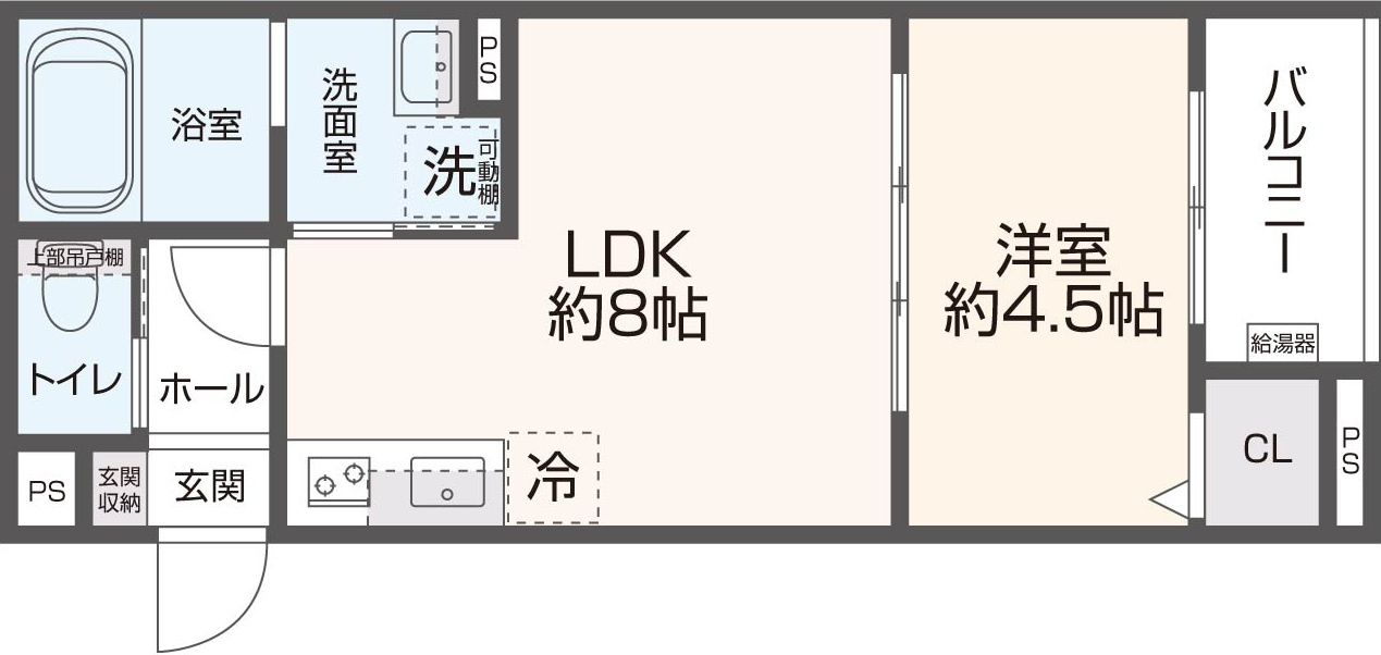 東大阪市大蓮北４丁目のアパート