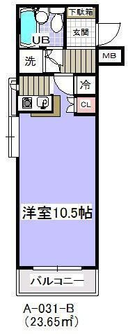 ローズマンションＡ３１番館(A-031)の間取り