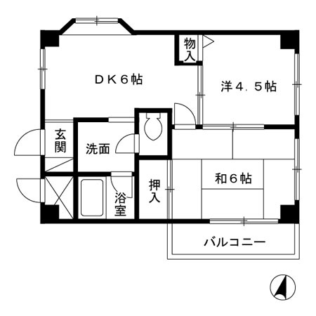 ルミエール宮崎台の間取り