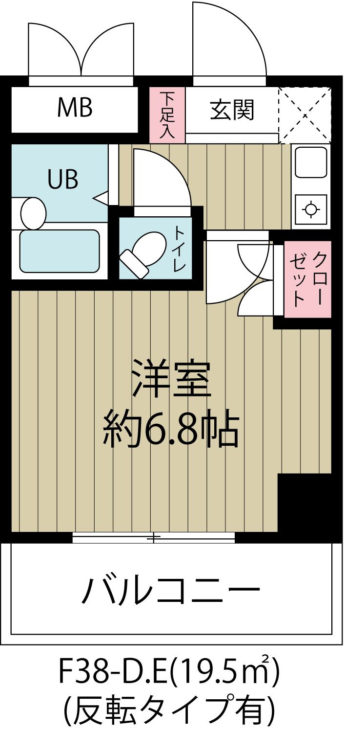 CBレジデンス行徳の間取り