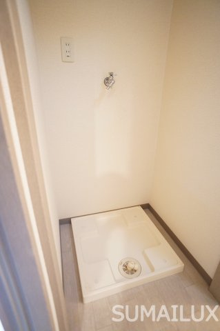 熊本市中央区草葉町の賃貸マンションの洗面所