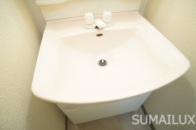 熊本市中央区草葉町の賃貸マンションの洗面所
