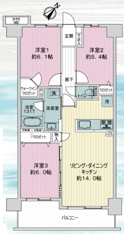 メイツ王子の間取り