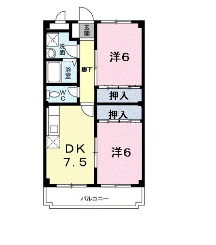 サンリーヴェの間取り