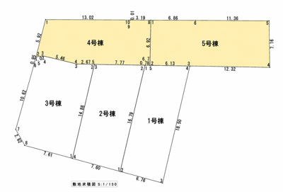 【区画図】 | ☆口田南2丁目　4号棟　新規分譲☆