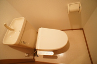 ゆったりとした空間のトイレです
