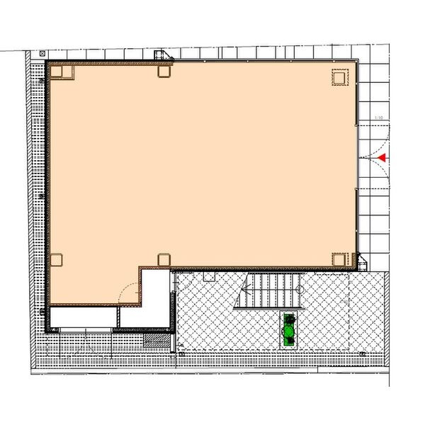 （仮称）西区庄内通3丁目プロジェクト【　1階路面店　】の間取り