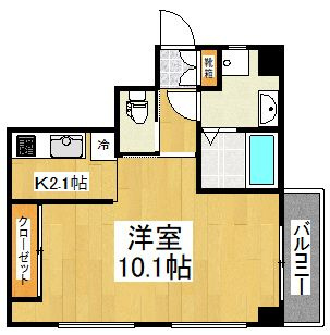 ガーデンビィラ参番館の間取り