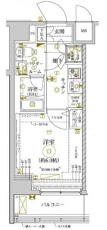 【間取り】 | レアライズ新丸子 | 間取りです。