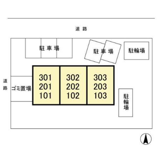 ウエストパーク三橋のその他|現地配置図です☆