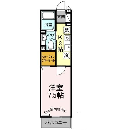 【間取り】 | スリーズ国立