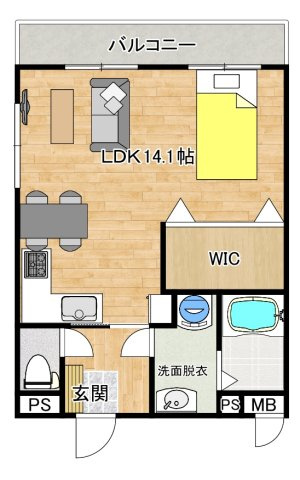 ユーミー千津ヶ谷の間取り