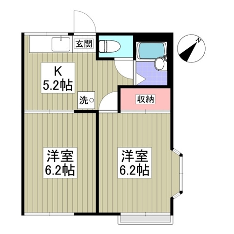 【間取り】 | 八王子アメニティーコーポ