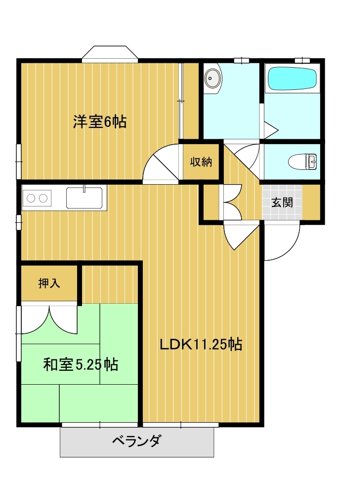 スペーリオ１の間取り