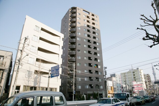 レジデンシャルステートタワー南千住の外観|平成２０年築・オートロック＆宅配ボックス付きマンション、レジデンシャルステートタワー南千住は即日現地案内可能となっておりますので、お気軽にお問い合わせください！