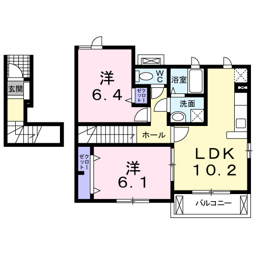 ベルナティオⅡの間取り