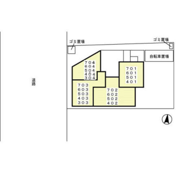 ラ・セネシオのその他|配置図