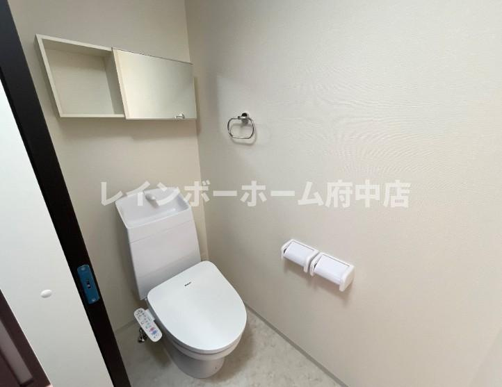 仮）日野市西平山アパート新築工事のトイレ|※同施工写真
