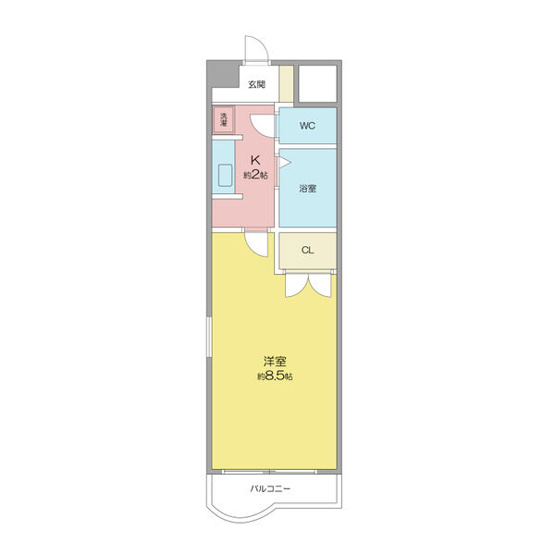 【間取り】 | エトワール阿由知B棟