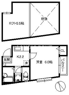 【間取り】 | フォンテーヌ西新