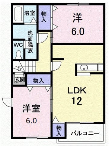 メゾングローリアの間取り|間取図