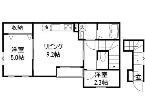 アムールトミーパレスⅢの間取り