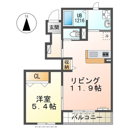 レジデンス鶴田の間取り