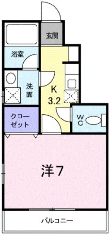 ルピナス1の間取り