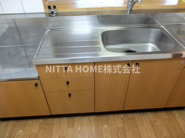グランヴェールのキッチン|カウンターキッチンが付いています♪ガスコンロ設置可◎